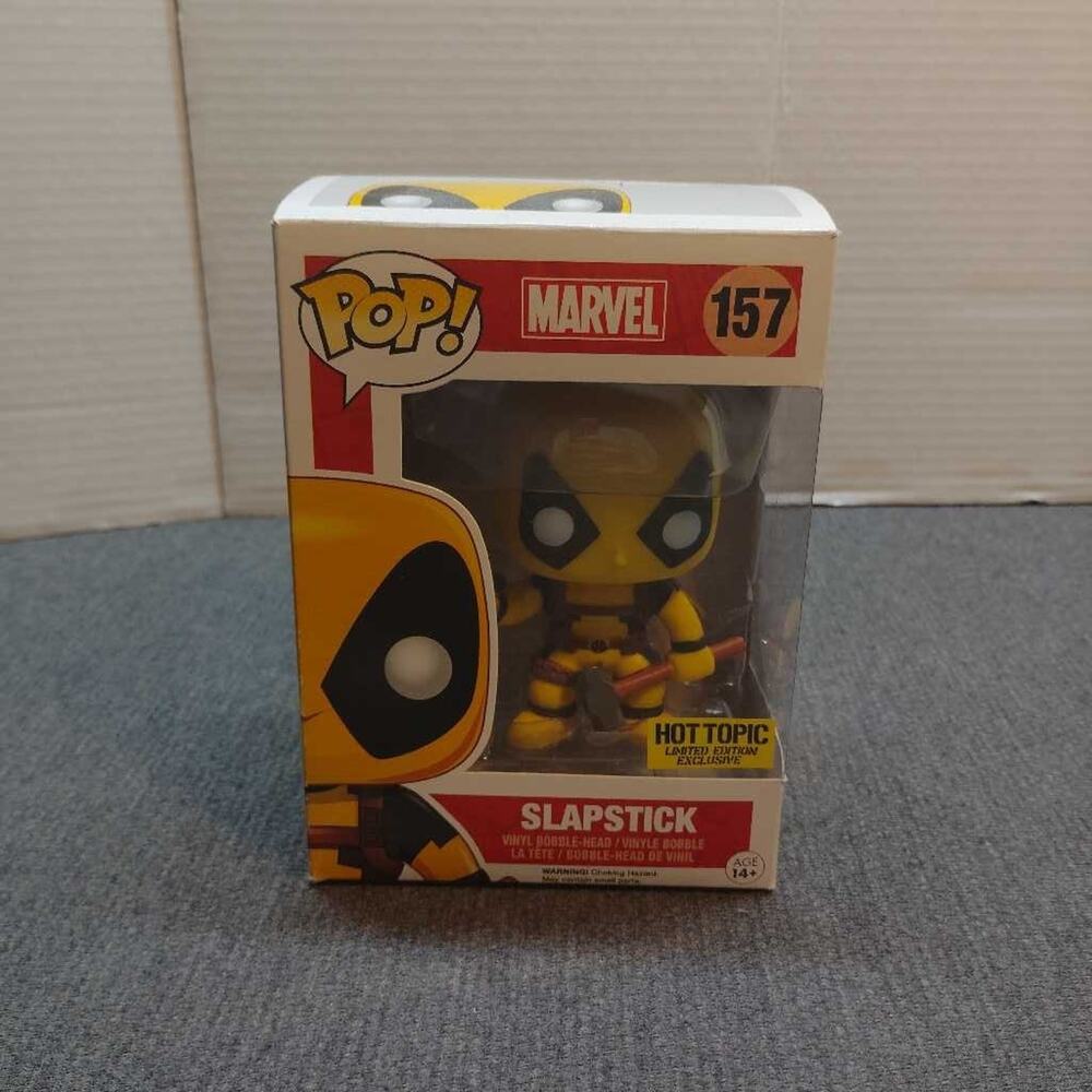 Funko Pop Marvel Deadpool Slapstick #157 Hot Topic Exclusive Vinyl Figure